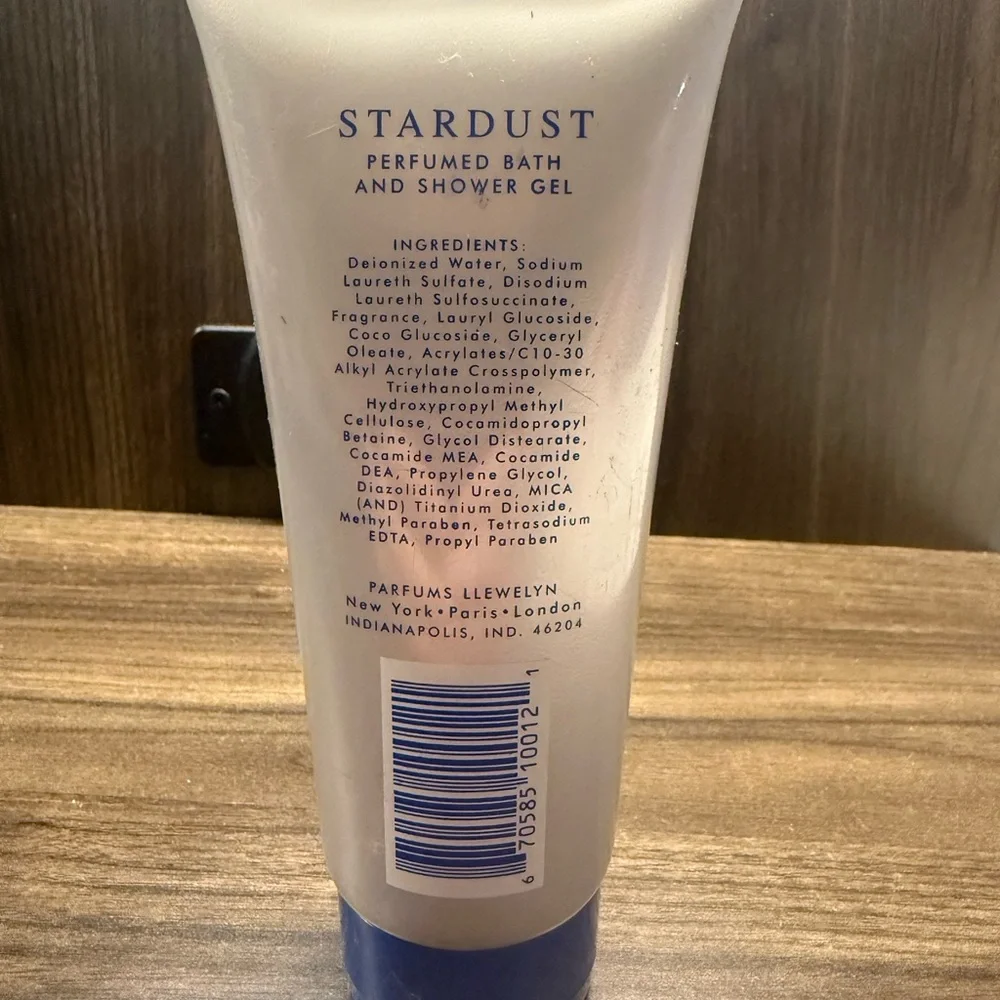 Lot of 2 Stardust Perfumed Bath & Shower Gel - Silver & Blue